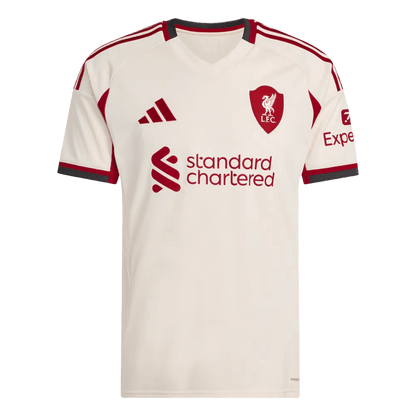 Liverpool Mens Away Soccer Jersey 2025/26 White