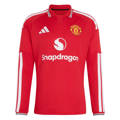 Manchester United Home Long Sleeve Soccer Jersey 2026/27