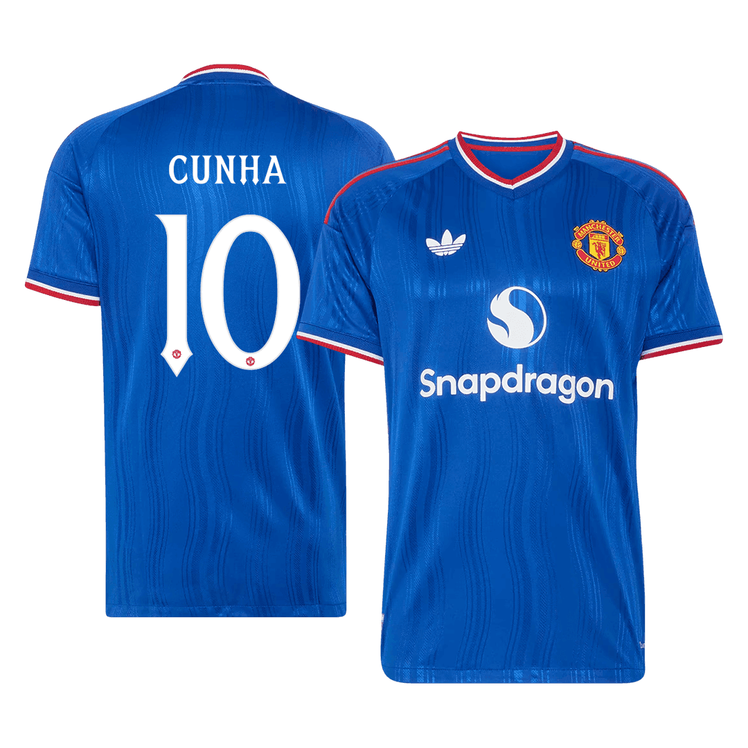 Manchester United Away Soccer Jersey 2026/27 – CUNHA #10 – UCL (Player Version)