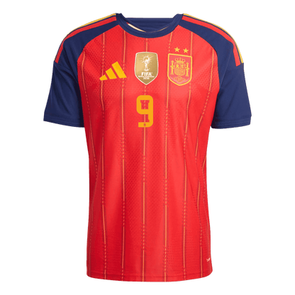 [Champion Edition] Spain Home Soccer Jersey World Cup 2026 – GAVI #9 (Player Version)
