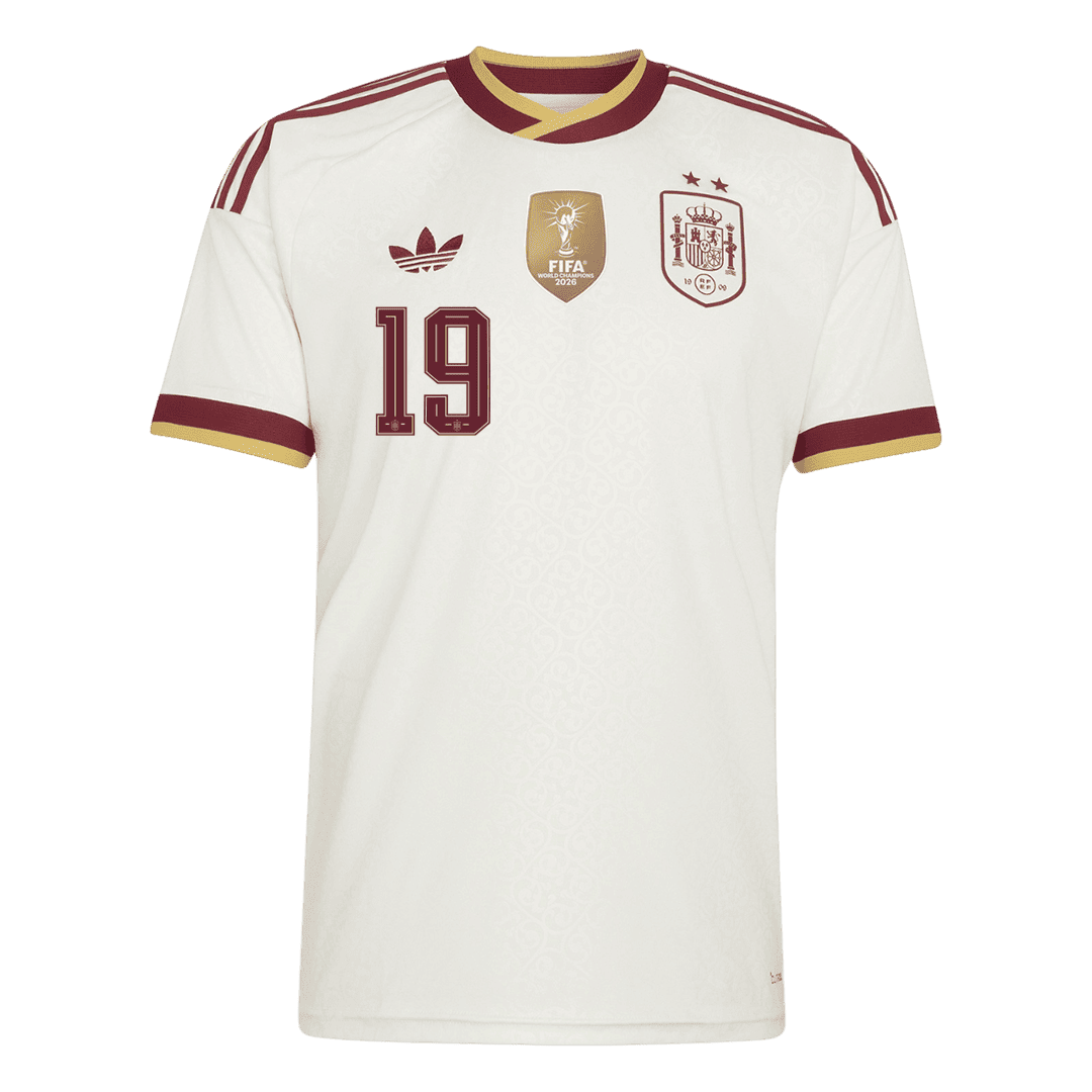 [Champion Edition] Spain Away Soccer Jersey World Cup 2026 – LAMINE YAMAL #19