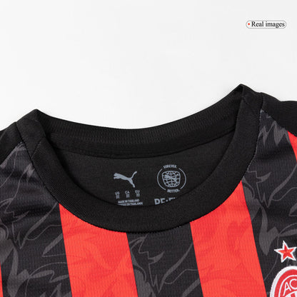 AC Milan Kids Home Soccer Kit 2025/26 Red&Black