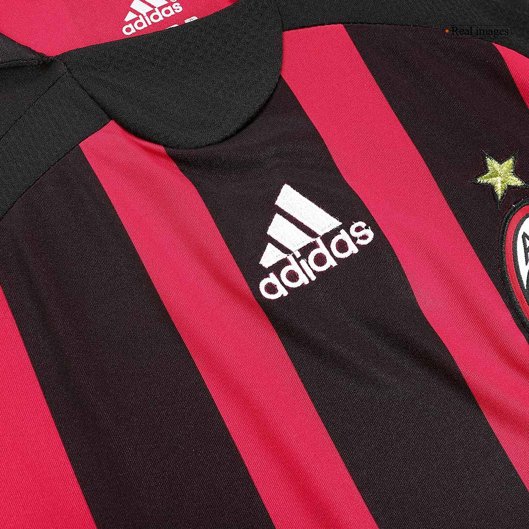 Retro RONALDO #99 AC Milan Mens Home Soccer Jersey 2006/07 Red&Black
