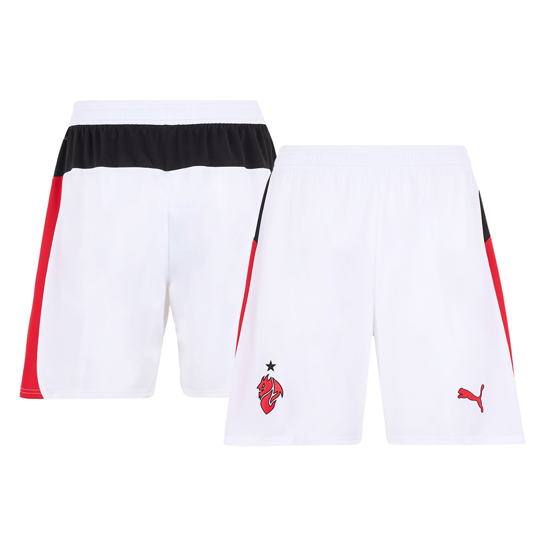 AC Milan Mens Away Soccer Kit 2025/26 White