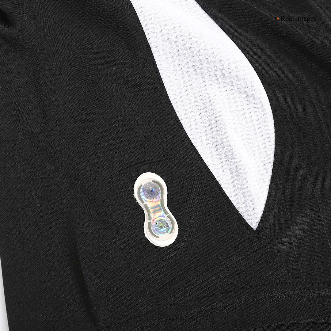 Retro RAUL #7 Real Madrid Mens Away Soccer Jersey 2006/07 Black