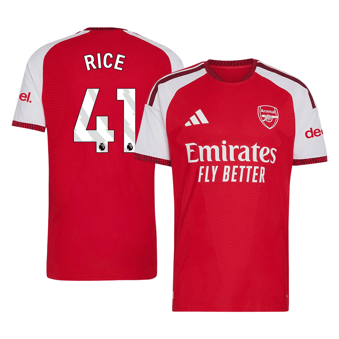 Arsenal Home Soccer Jersey 2026/27 – RICE #41 (Player Version)