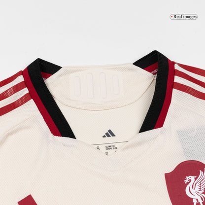 Liverpool Mens Away Soccer Jersey 2025/26 White - Player Version