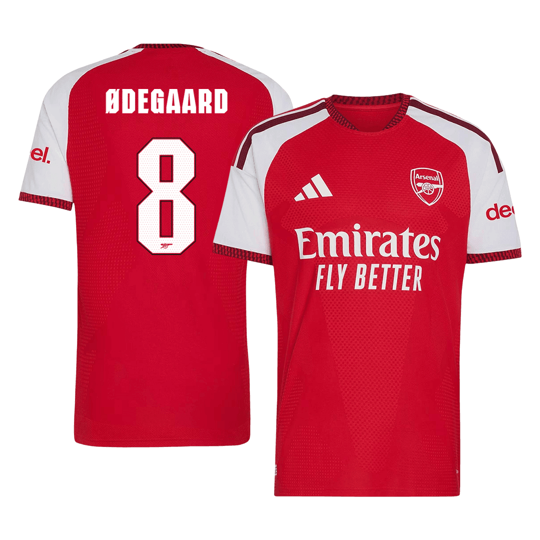 Arsenal Home Soccer Jersey 2026/27 – ØDEGAARD #8 – UCL (Player Version)
