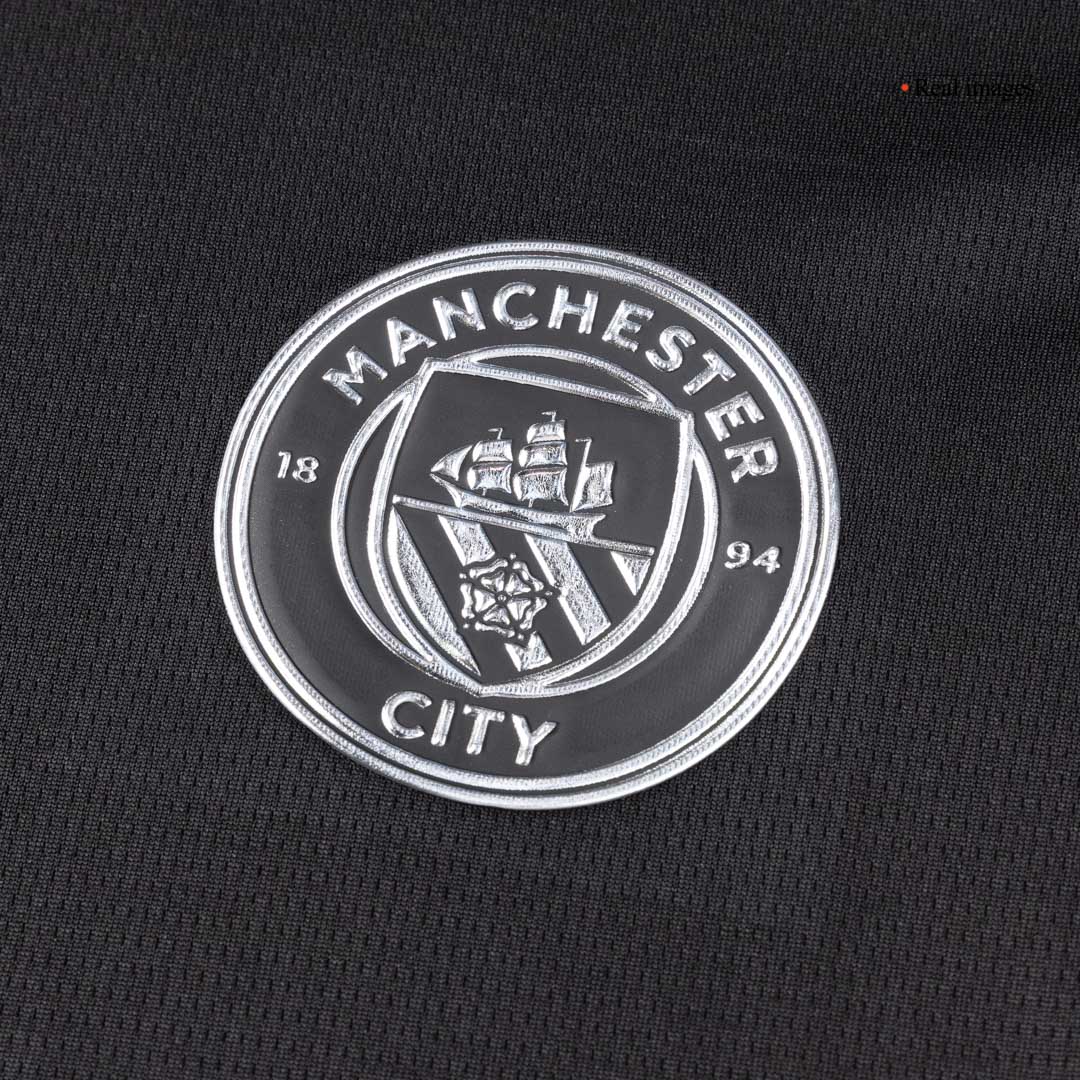 Manchester City Mens Away Soccer Jersey 2025/26 Black