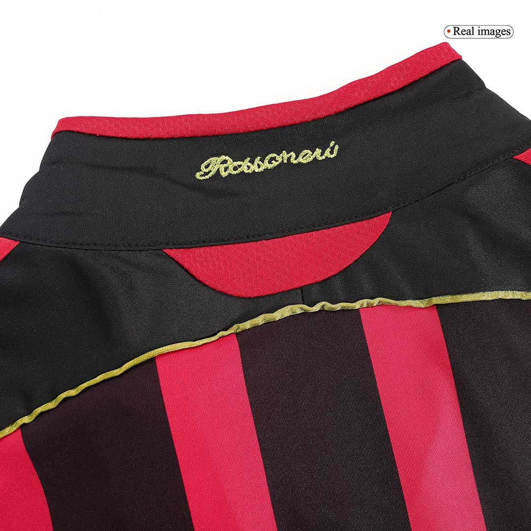 Retro KAKA' #22 AC Milan Mens Home Soccer Jersey 2006/07 Red&Black