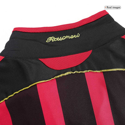 Retro AC Milan Mens Home Soccer Jersey 2006/07 Red&Black