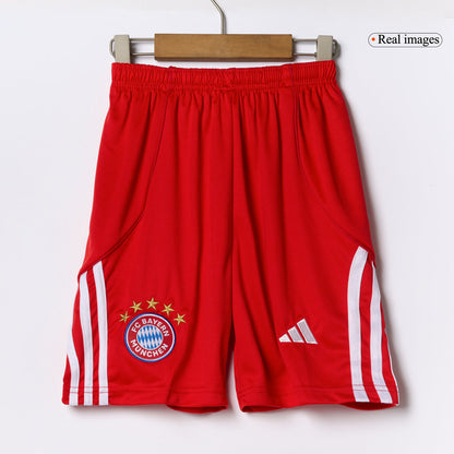 Bayern Munich Kids Home Soccer Kit 2025/26 Red
