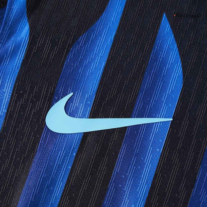DUMFRIES #2 Inter Milan Mens Home Soccer Jersey 2025/26 Blue&Black - Player Version