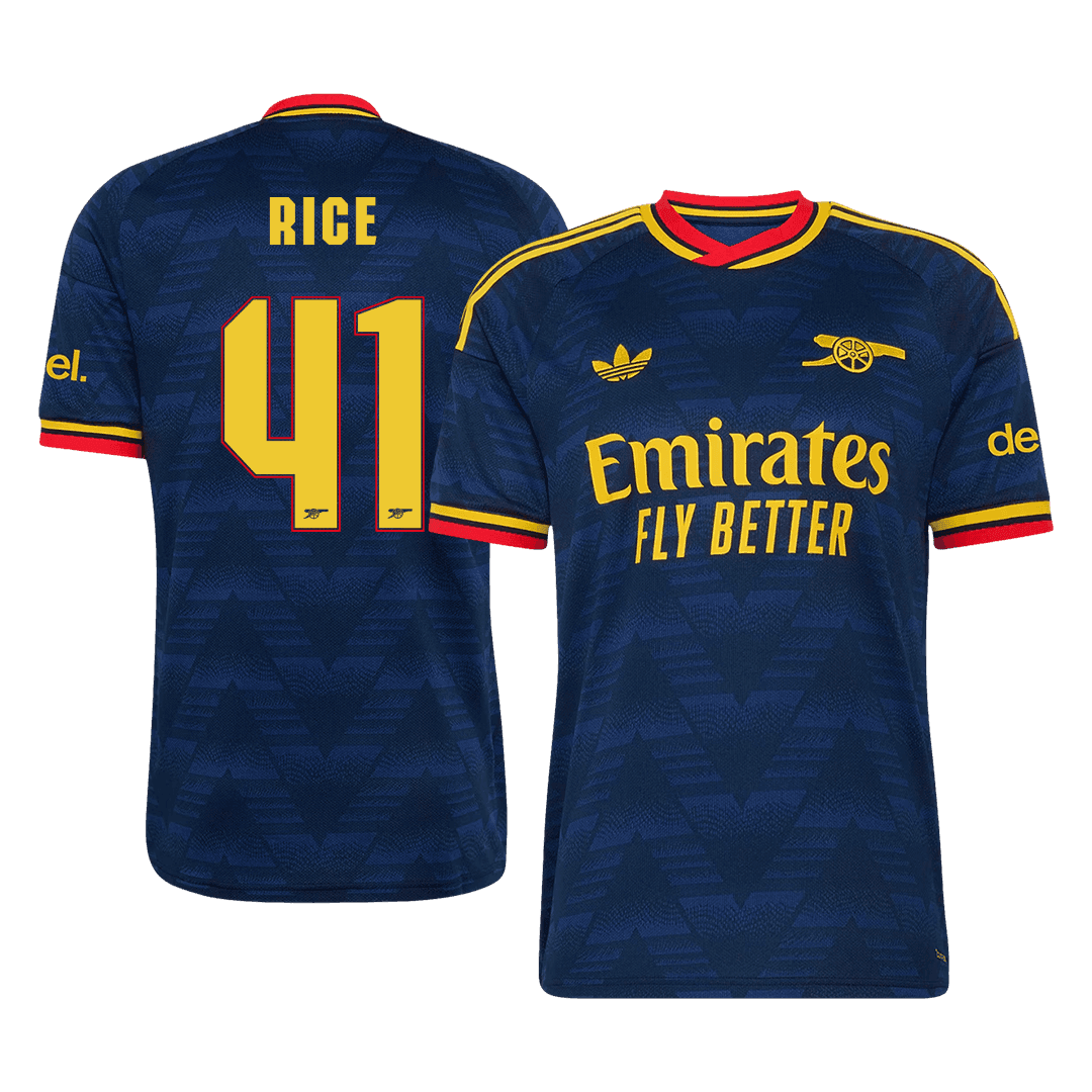 Arsenal Away Soccer Jersey 2026/27 – RICE #41 – UCL