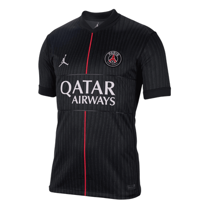 PSG Mens Fourth Away Soccer Kit 2025/26 Black