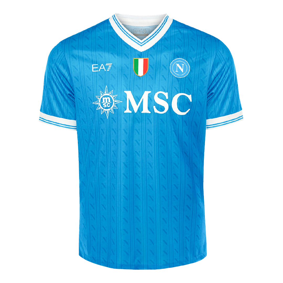 LUKAKU #9 Napoli Mens Home Soccer Jersey 2025/26 Blue