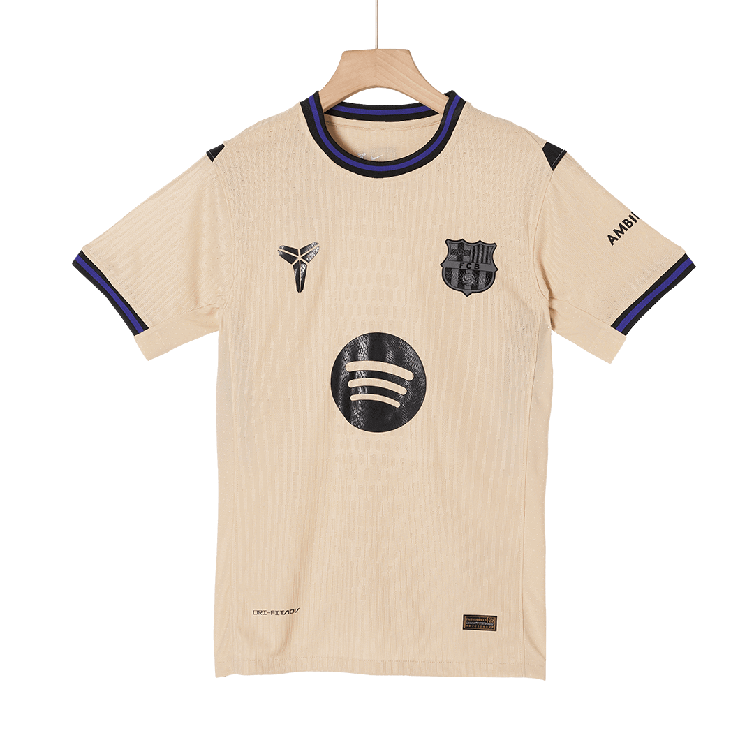 RASHFORD #14 Barcelona Mens Away Soccer Jersey UCL 2025/26 Yellow - Player Version