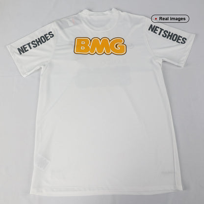 Retro NEYMAR JR #11 Santos FC Mens Home Soccer Jersey 2012 White
