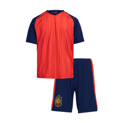 [Champion Edition] Spain Kids Home Soccer Kit World Cup 2026