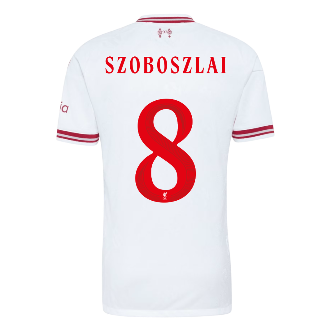 Liverpool Away Soccer Jersey 2026/27 – SZOBOSZLAI #8 – UCL (Player Version)