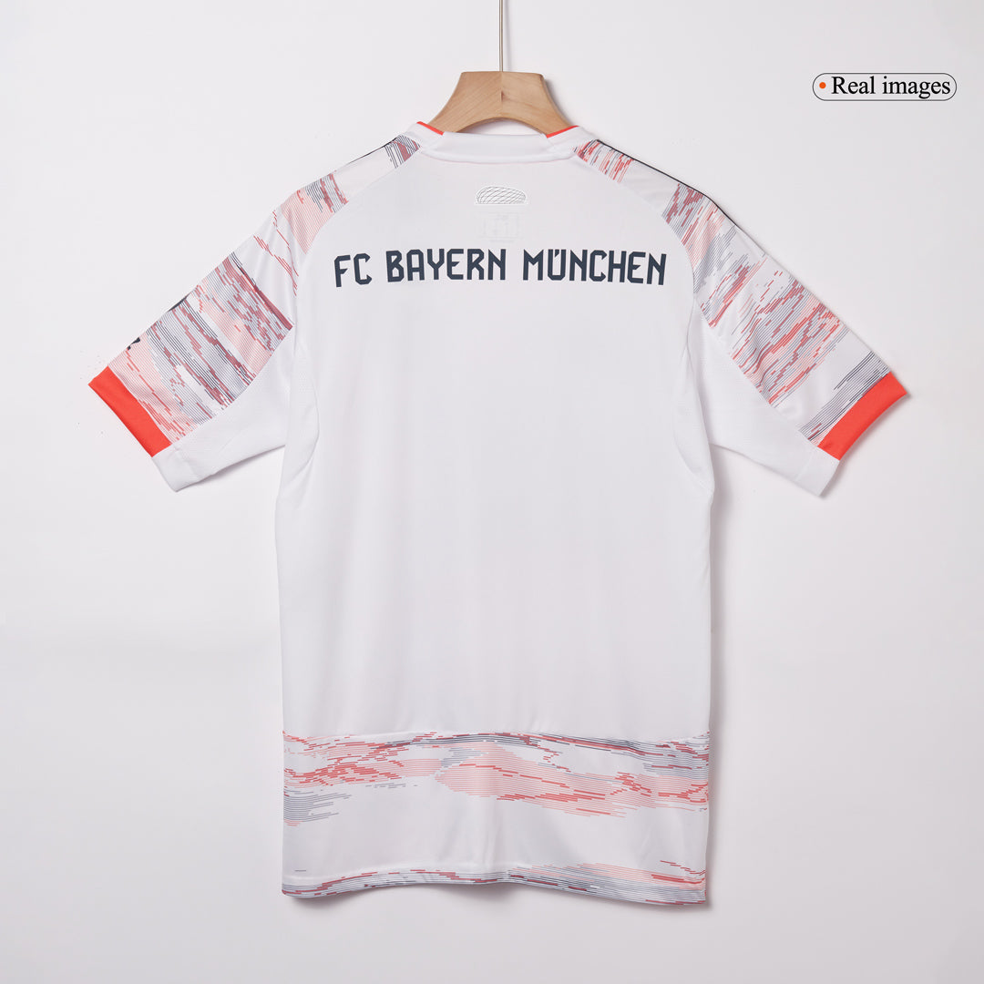 MÜLLER #25 Bayern Munich Mens Away Soccer Jersey 2025/26 White