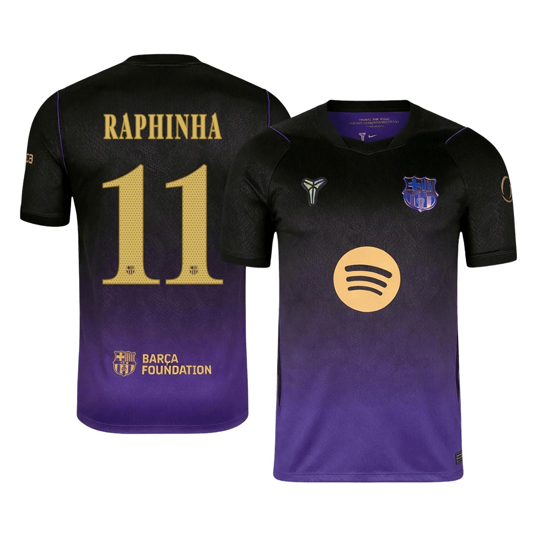 Barcelona Away Soccer Jersey 2026/27 – RAPHINHA #11 – UCL