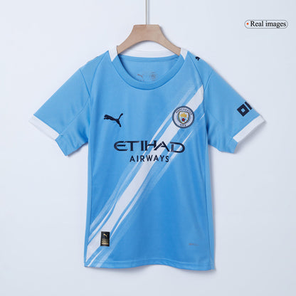 Manchester City Kids Home Soccer Kit 2025/26 Blue