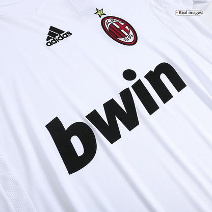 Retro AC Milan Mens Away Soccer Jersey 2009/10 White