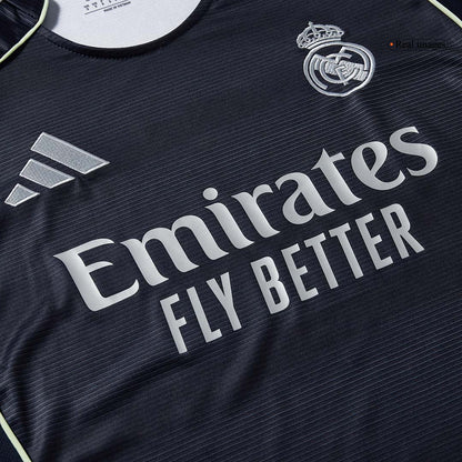 MBAPPÉ #9 Real Madrid Mens Away Soccer Jersey 2025/26 Navy [PREMIUM]