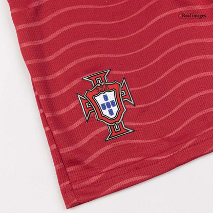 RONALDO #7 Portugal Kids Home Soccer Kit World Cup 2026 Red [PREMIUM]