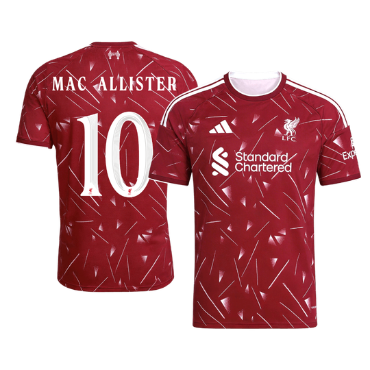Liverpool Home Soccer Jersey 2026/27 – MAC ALLISTER #10 – UCL