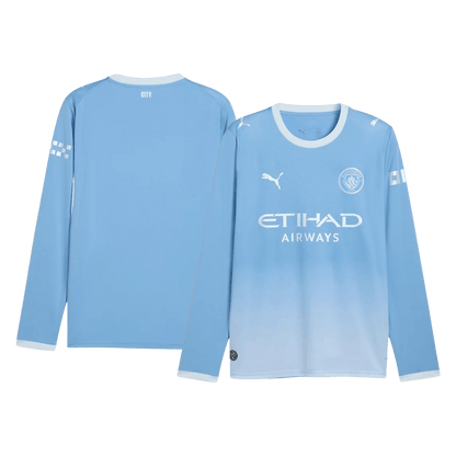 Manchester City Home Long Sleeve Soccer Jersey 2026/27