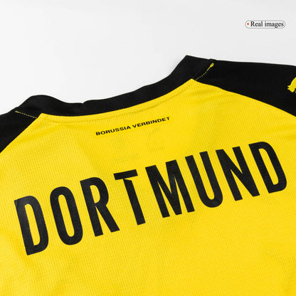 Borussia Dortmund Mens Home Soccer Jersey 2025/26 Yellow