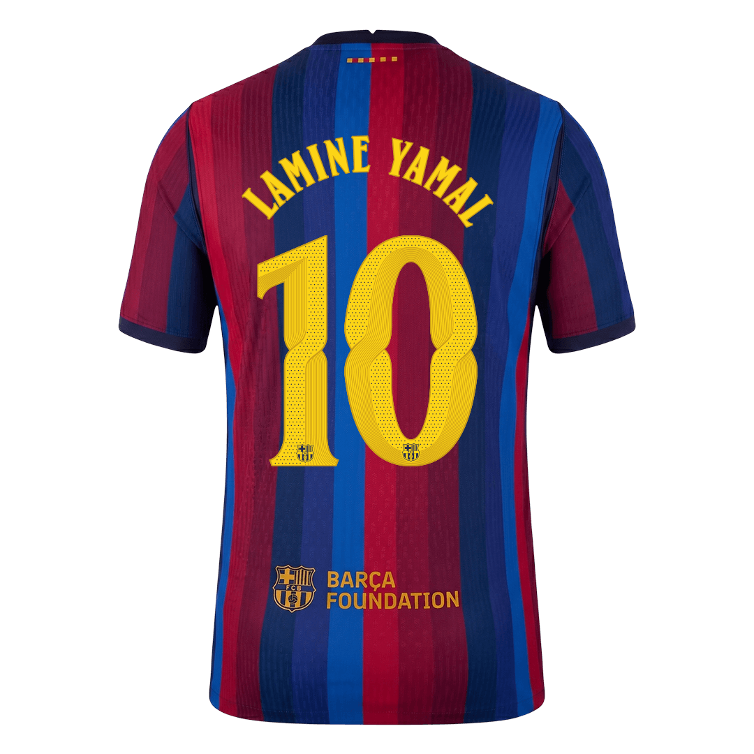 Barcelona Home Soccer Jersey 2026/27 – LAMINE YAMAL #10 – UCL (Player Version)