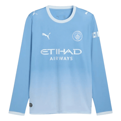 Manchester City Home Long Sleeve Soccer Jersey 2026/27