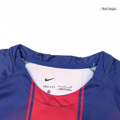 Barcelona Mens Home Long Sleeve Soccer Jersey 2025/26 Red&Blue