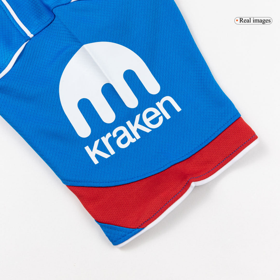 Atletico Madrid Mens Third Away Soccer Kit 2025/26 Blue