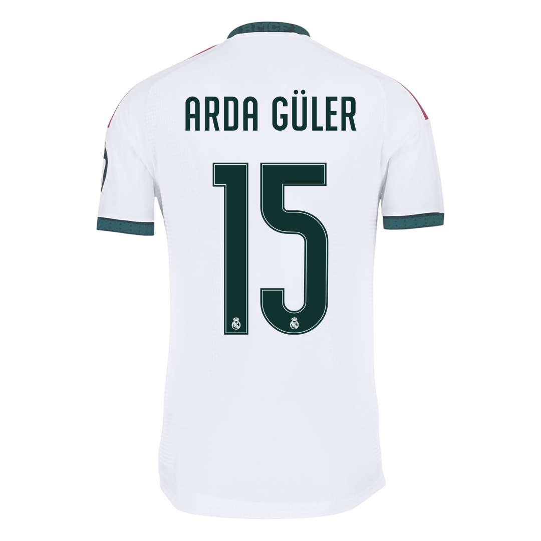 Real Madrid Home Soccer Jersey 2026/27 – ARDA GÜLER #15 (Player Version)