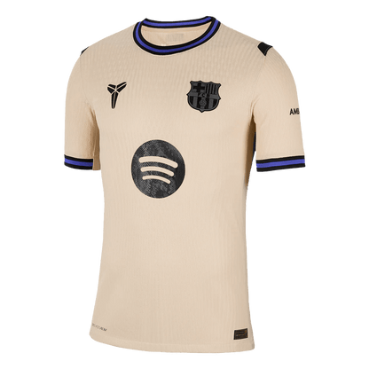 LEWANDOWSKI #9 Barcelona Mens Away Soccer Jersey UCL 2025/26 Yellow - Player Version