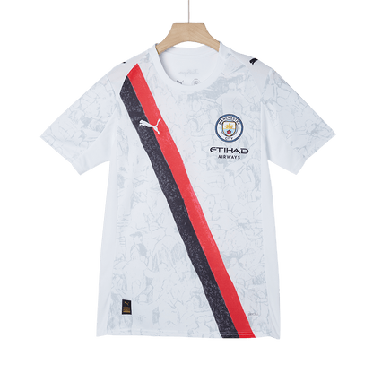 HAALAND #9 Manchester City Mens Soccer Jersey World Cup KidSuper 2025/26 White