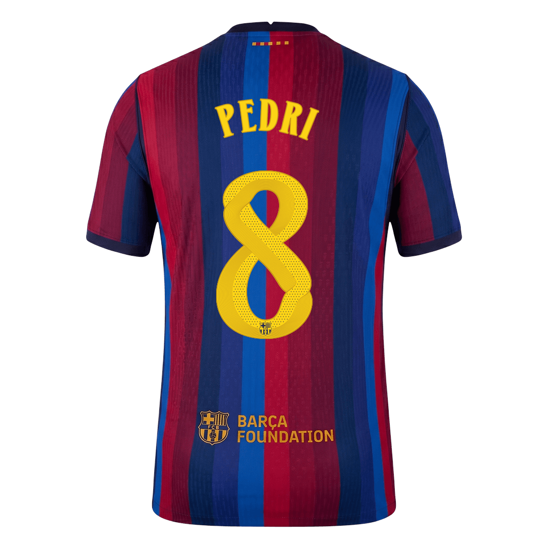 Barcelona Home Soccer Jersey 2026/27 – PEDRI #8 – UCL (Player Version)