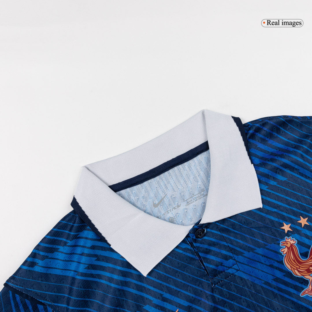 France Mens Home Soccer Jersey World Cup 2026 Blue - Player Version