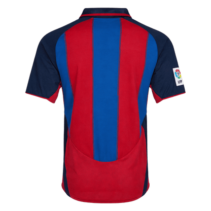 Retro Barcelona Mens Home Soccer Jersey 2003/04 Red&Blue