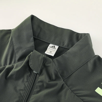Real Madrid Mens Windbreaker Jacket 2025/26 Green