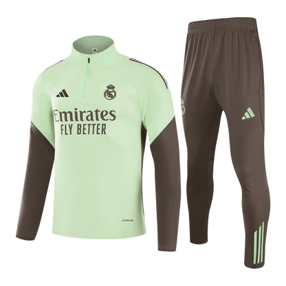 Real Madrid Kids Training Tracksuit Kit 2025/26 Green