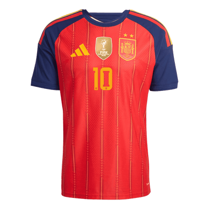 [Champion Edition] Spain Home Soccer Jersey World Cup 2026 – OLMO #10 (Player Version)