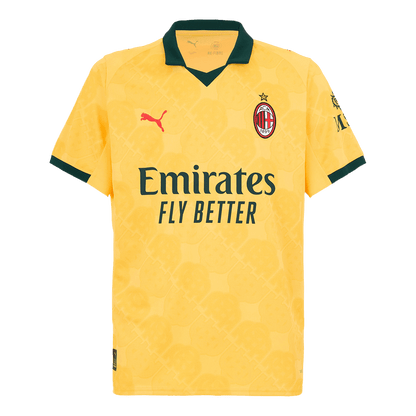 AC Milan Mens Third Away Soccer Jersey 2025/26 Yellow