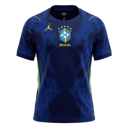 Brazil Mens Away Soccer Kit World Cup 2026 Blue