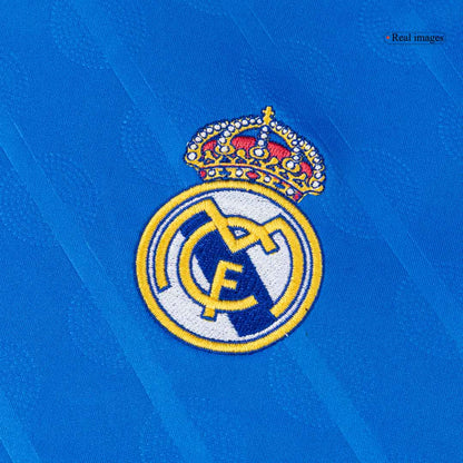 Real Madrid Mens Third Away Soccer Kit 2025/26 Blue