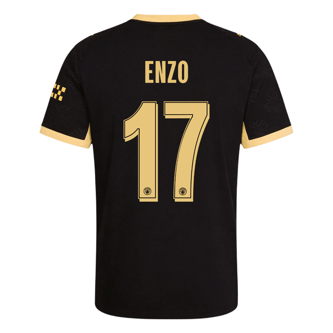 Manchester City Away Soccer Jersey 2026/27 – ENZO #17 – UCL (Player Version)